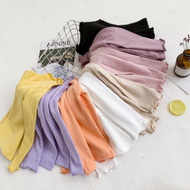 Girls base shirt autumn foreign atmosphere Joker spring and autumn children half high collar slim T-shirt baby polished long sleeve shirt