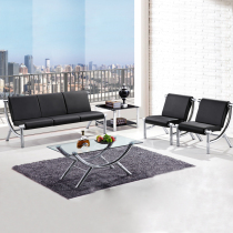 Shanghai office furniture office sofa-guest trio of brief modern office sofa tea table combinations