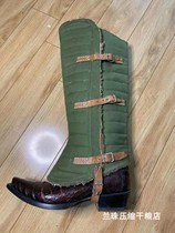 Canvas armchair equestrian agami khale harefoot protective knee cold protection kneecap kneecap wool armchair cavalier guard legs