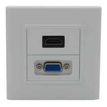 86 type 2 port HDMI VGA network USB in-line panel can be customized