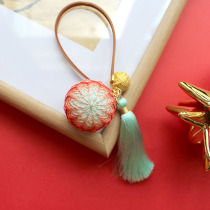 Hand Bow Ball DIY Material Bag Traditional Day Ensemble And Style Orange Ripene Safety Car Hang Senior Custom Hand Companion Gift