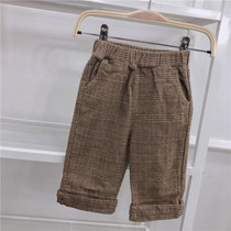 - Clearance models do not support tui for plaid brushed trousers 6913 K-1