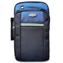 Multi-function fanny pack outdoor mountaineering mobile phone bag wear belt messenger mobile phone bag 7 inch large screen birthday gift