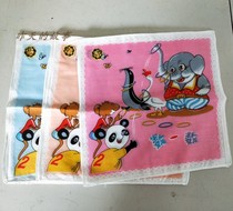 Nostalgic old stock 80-90 s cotton cloth flower handkerchief handkerchief small animal number