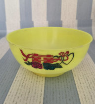 Nostalgic old stock 80-90 s plastic rice bowl props collection