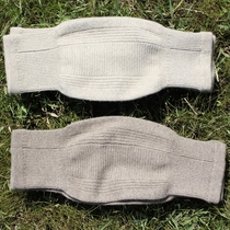 100%Cashmere non-dyed mens and womens cashmere knee pads Pure cashmere knee pads Cold and warm middle-aged and elderly knee pads