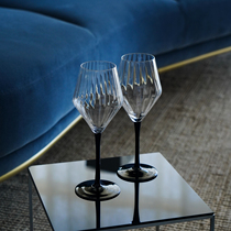 coznap Brand new) Czech Cubist Katerina Dousova Glass goblet spot