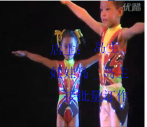 Gymnastics clothing childrens Peking Opera facial makeup aerobics clothing dance clothing competitive aerobics clothing