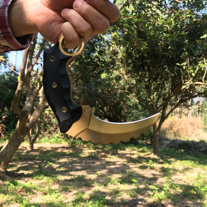 the one末日野猪爪子蝎子爪刀折叠爪刀直刀救生爪刀精品军刀