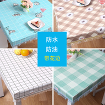 pu rectangular fire rack leather table cover Waterproof oil-proof and anti-scalding cover Fire table leather table cover Leather cover Leather desktop tablecloth