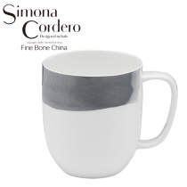 Miao home European style creative bone China coffee cup Office water cup Simple milk cup Mug Milk tea cup