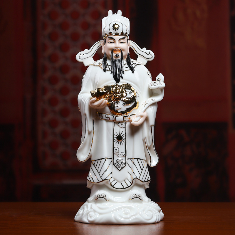 Yutang dai ceramic household wealth of Buddha sitting room home furnishing articles housewarming shops opening gifts