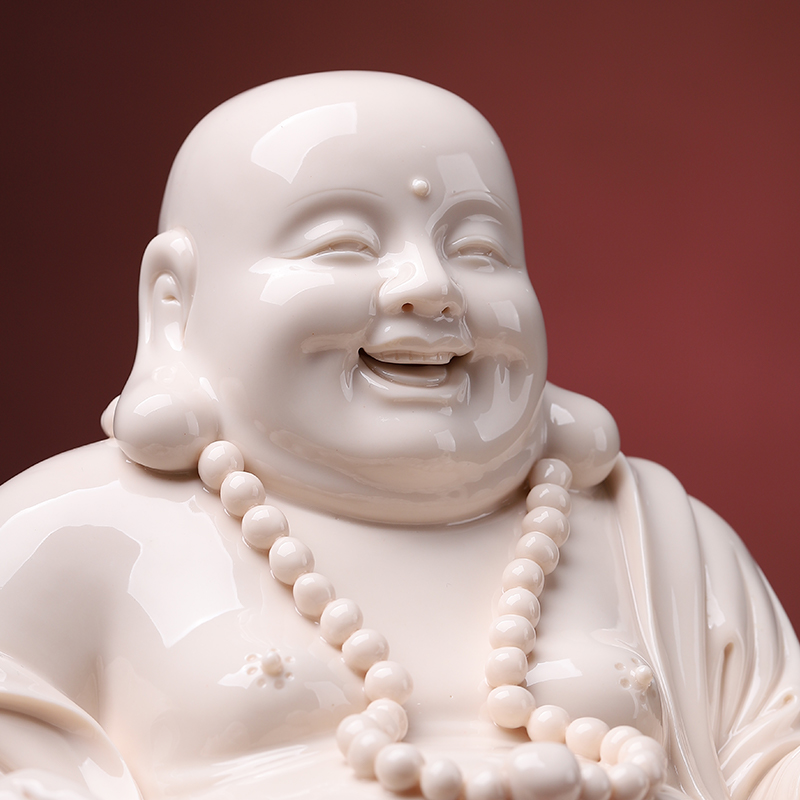 Yutang dai ceramic smiling Buddha maitreya worship that occupy the home furnishing articles snow DouShan a bigger bag monk laughing Buddha