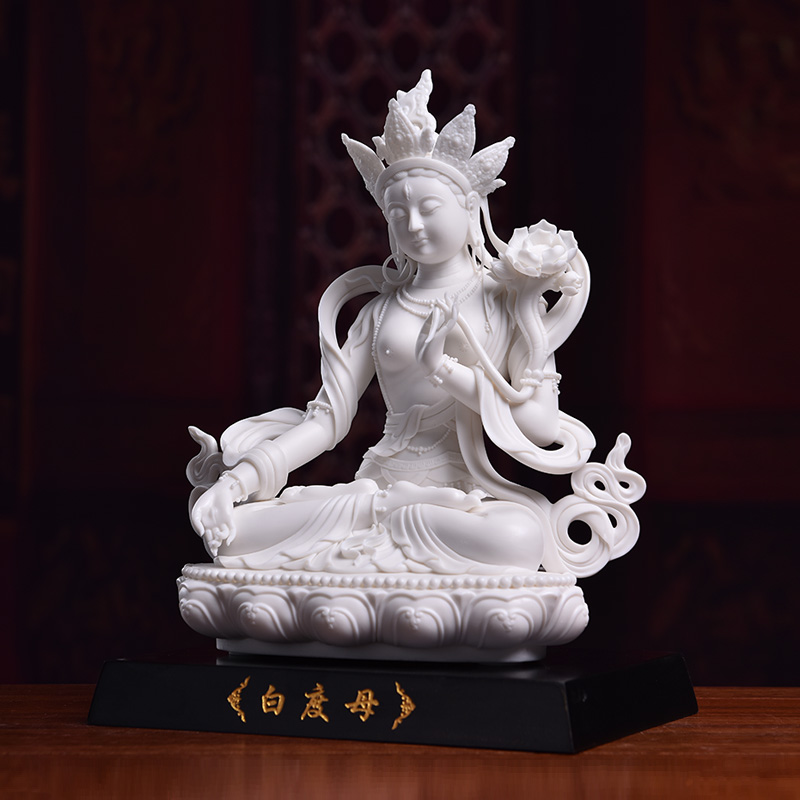 Yutang dai sect Buddhism supplies white tara Buddha sacrifice dehua porcelain its works of art that occupy the home furnishing articles