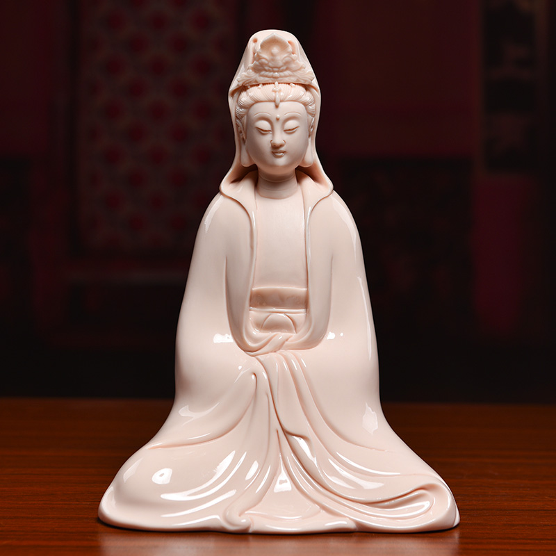 Yutang dai ceramic small guanyin Buddha to occupy the home furnishing articles at home avalokitesvara like car decoration