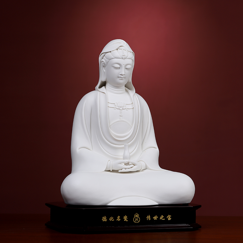 Yutang dai dehua white porcelain guanyin bodhisattva avalokitesvara figure of Buddha crafts ceramics to furnishing articles at home