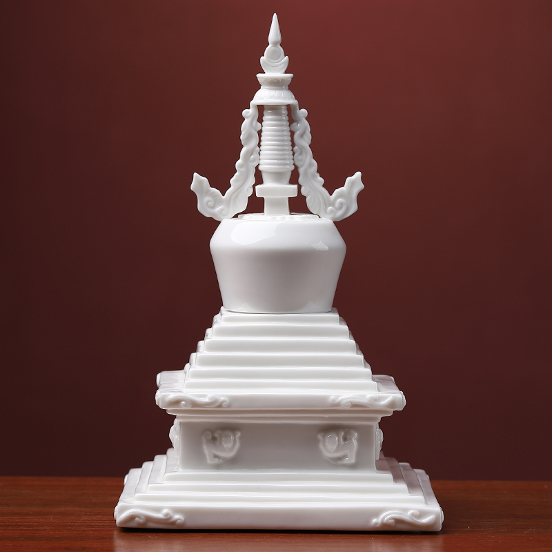 Yutang dai furnishing articles ceramic filled up pagoda temple Buddha sarira Aquarius consecrate multiplier stupas bodhi tower