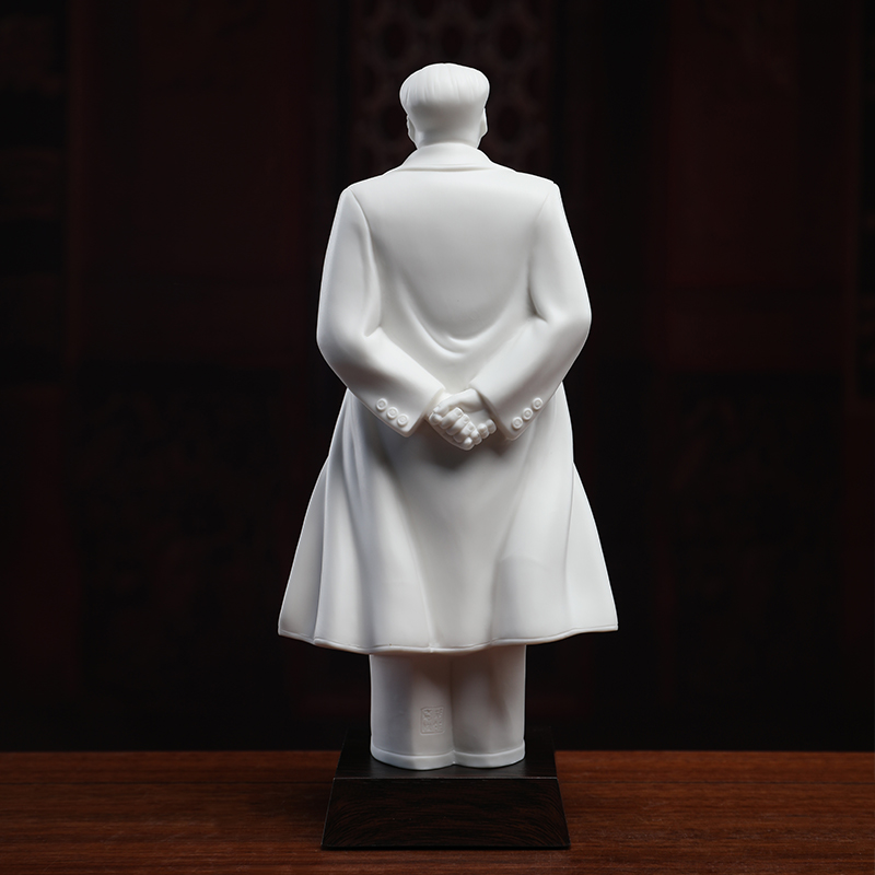 Yutang dai dehua white porcelain chairman MAO put souvenir MAO name furnishing articles like ceramic figure its art