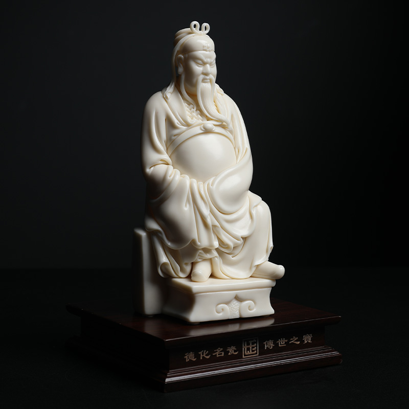 Yutang dai dehua white porcelain master Lin Jiansheng art collection wu mammon pr Sir Zhong D03-190