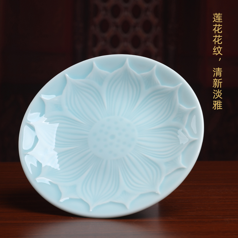 Yutang dai, longquan celadon before Buddha for cup water cup for cup guanyin Buddha cup consecrate Buddha items furnishing articles