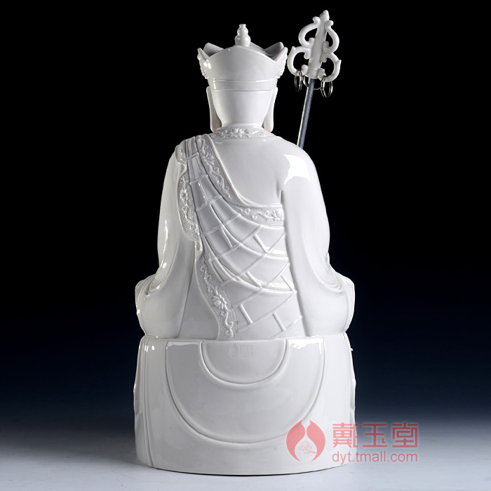 Yutang dai dehua ceramic household consecrate Buddha that occupy the home furnishing articles/like ksitigarbha bodhisattva earth treasure figure of Buddha D21-08