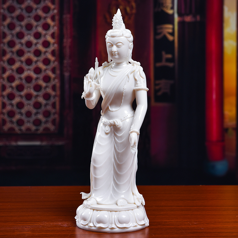 Yutang dai furnishing articles of handicraft ceramic figure of Buddha shakyamuni Buddha maitreya bodhisattva manjusri bodhisattva/D01-518