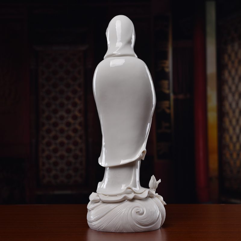 Yutang dai dehua ceramic Su Xianzhong figure of Buddha enshrined furnishing articles Dutch ping guan Yin/D30-33