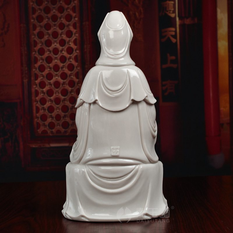 Yutang dai ceramic avalokitesvara furnishing articles sitting room buddhist temple consecrate/GuLian guanyin D03-226