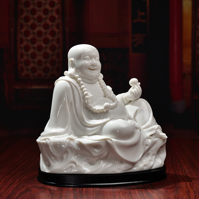 Yutang dai ceramic laughing Buddha furnishing articles home indoor soft outfit TV ark adornment/comfortable maitreya D01-034