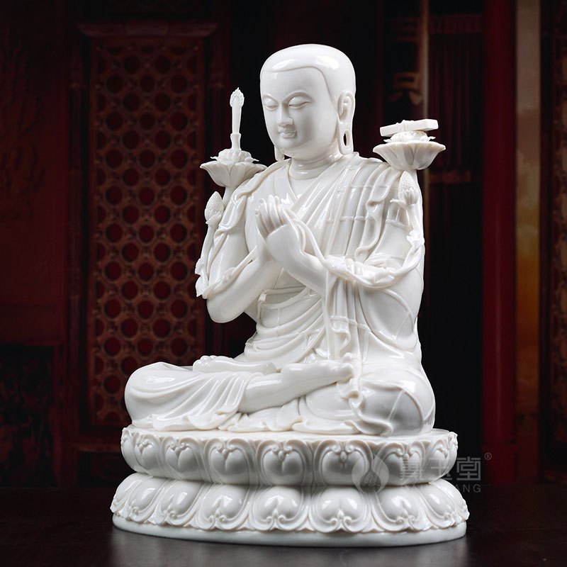 Ceramic production 5 fold 】 【 sect Buddhism Buddha master tsongkhapa jia cao jie grams of the teacher and pupil three main jie