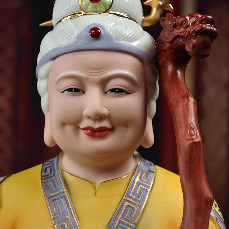 Yutang dai land male mother - in - law god consecrate household dehua ceramic Buddha ford is god that occupy the home furnishing articles