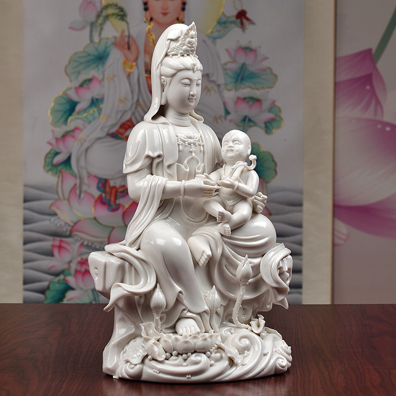 Yutang dai white porcelain its the bodhisattva guanyin worship that occupy the home furnishing articles for SongZi guanyin Buddha