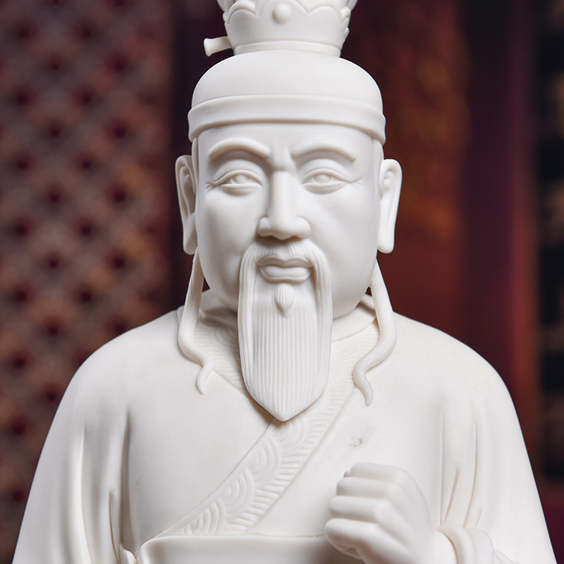 Yutang dai dehua ceramic household worship Buddha wanted god of wealth than do the god of wealth/D18-52