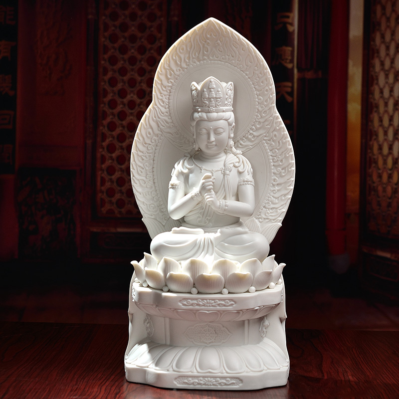 Yutang dai furnishing articles dehua white porcelain ceramic figure of Buddha its/Buddha great day which the Lou covering the Buddha D21-41