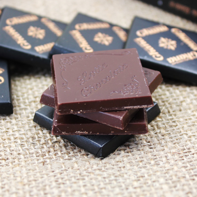 韩国进口-乐天加纳黑巧克力90克 可可脂含量41% 特价中