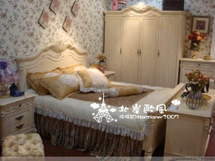 Кровать из массива дерева North European style Кровать из массива дерева North European style