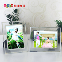 Crystal photo frame table 5 inch 6 seven 8 A4 photo decoration business license certificate frame modern style wedding photo frame