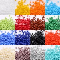 TOHO)3mm) solid color series) Japan imported beaded glass beads diy bead embroidered accessories Korean small flower ring