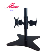 Back-to-back front and rear dual-screen display bracket universal rotation and expansion