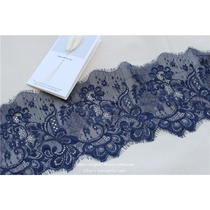 European and American orders Tibetan blue smooth lashes lace lace lace lingerie dress gown blouse splicing lengthened decorations