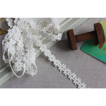 Delicate White Flowers Water Soluble Lace Outlet Designer Clothing DIY Handmade Va Clothes Mini Lace Accessories