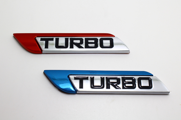 汽车个性改装车贴金属turbo车标涡轮增压车尾标字标后尾箱车贴标