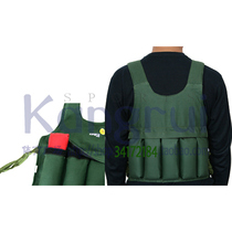 10kg negative weight coat KP855 running aggravated suit vest sandbag canvas river sand fitness study martial conry direct sale
