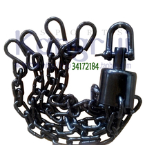 Sandbag special revolver with iron chain hook to prevent sandbag twist knot 360 degrees spin black conry