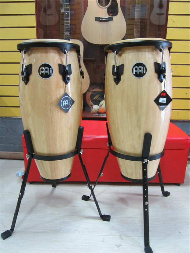 正品行货泰国产 麦尔 meinl 10"&11"康佳鼓套装 hc555 nt赠送支架