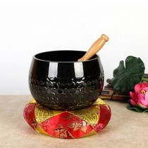 Buddha Taiwan black turn bowl mantle meditation bronze Buddha bowl lead to practice bowls copper chime