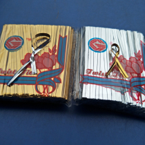 Guangdong gold and silver tie tie belt 12CM 1000 bag food bread tie