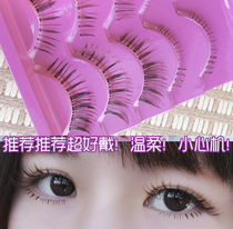 5 pairs of gentle brown upper and lower false eyelashes recommended good-looking careful machine Everyday lo jk is suitable