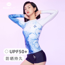 AquaPlay diving suit female surf suit quick-drying conservative sunscreen swimsuit long sleeve trousers snorkeling suit jellyfish suit