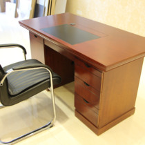 1 4 m paint solid wood desk computer desk fashion minimalist modern office furniture walnuts drawers write